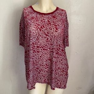 Free People Velvet Burnout Shirt